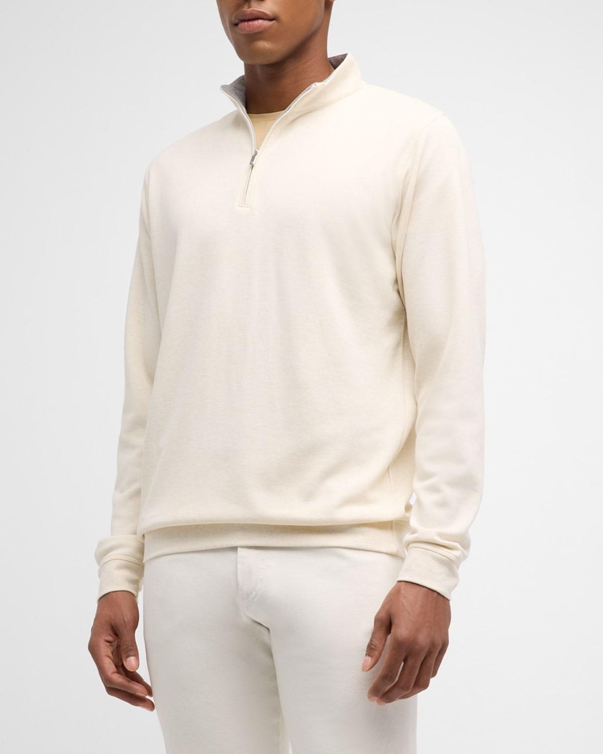 Peter Millar Crown Comfort Piqu Quarter Zip Pullover Product Image