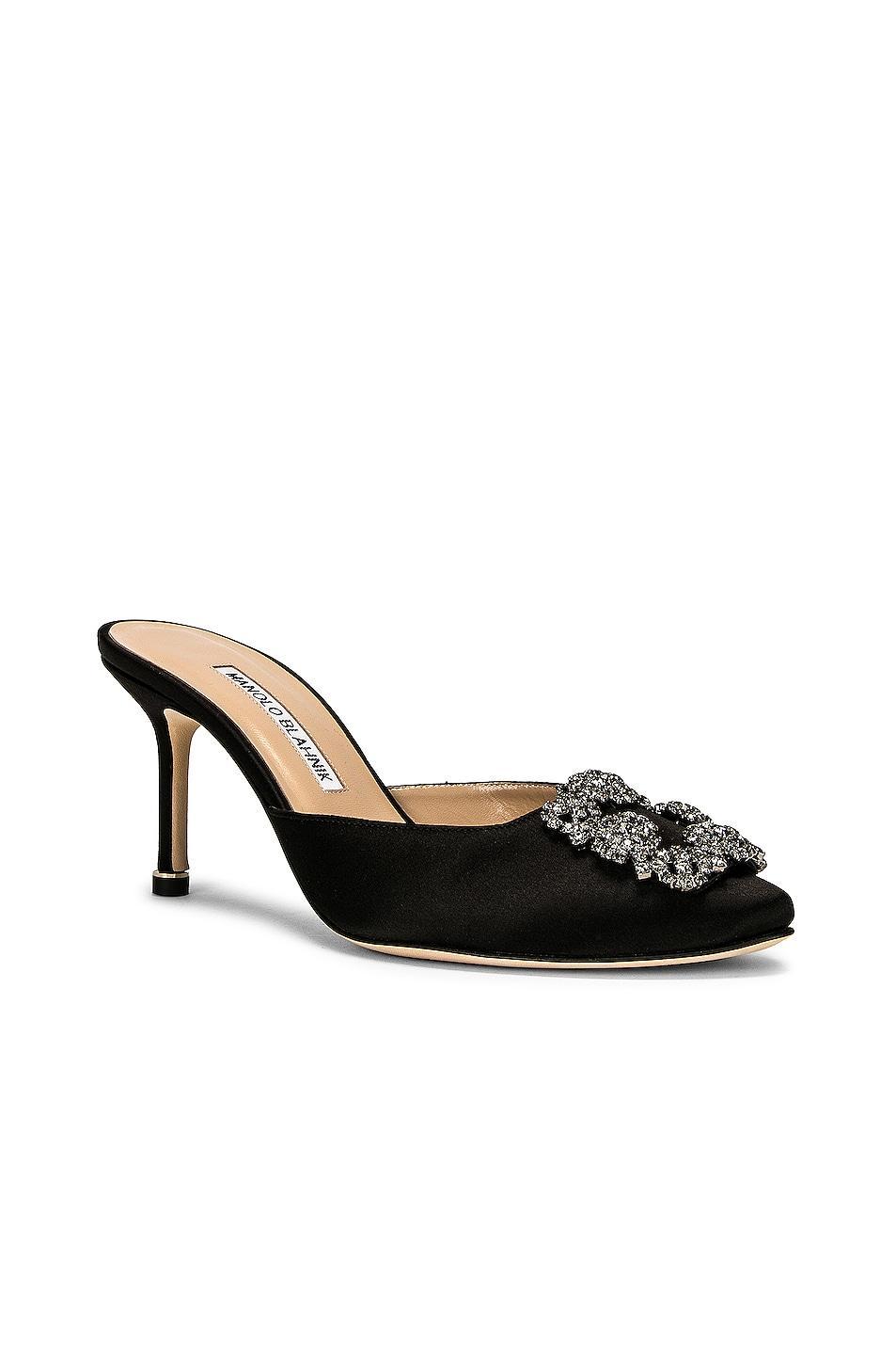 Manolo Blahnik Hangisimu 70 Mule in Royal Product Image