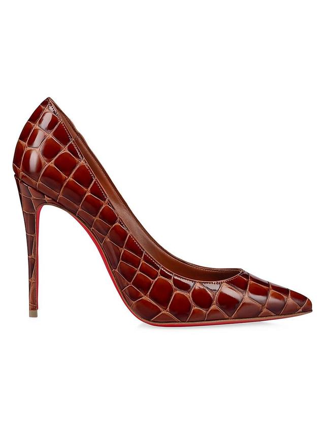 Womens Kate 100MM Calf Leather Pumps Product Image