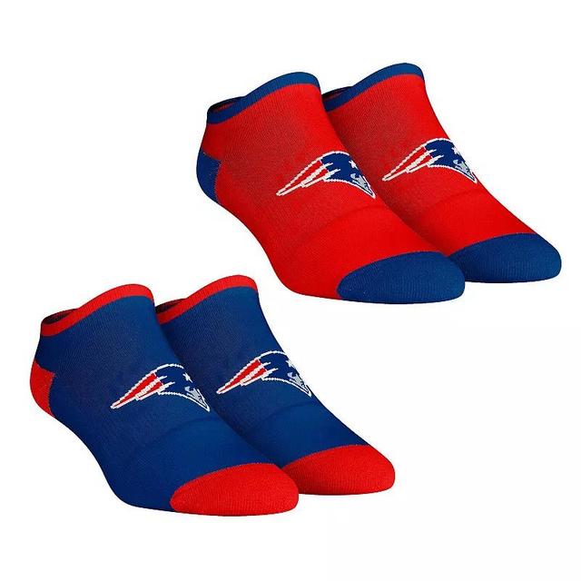 Womens Rock Em Socks New England Patriots Core Team 2-Pack Low Cut Ankle Sock Set Product Image