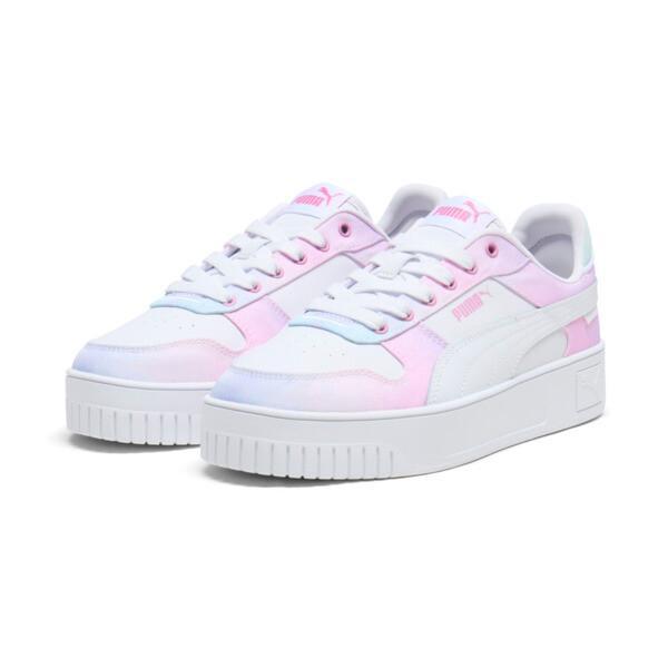 PUMA Carina Street Watercolor Women's Sneakers in Mauved Out/White Product Image