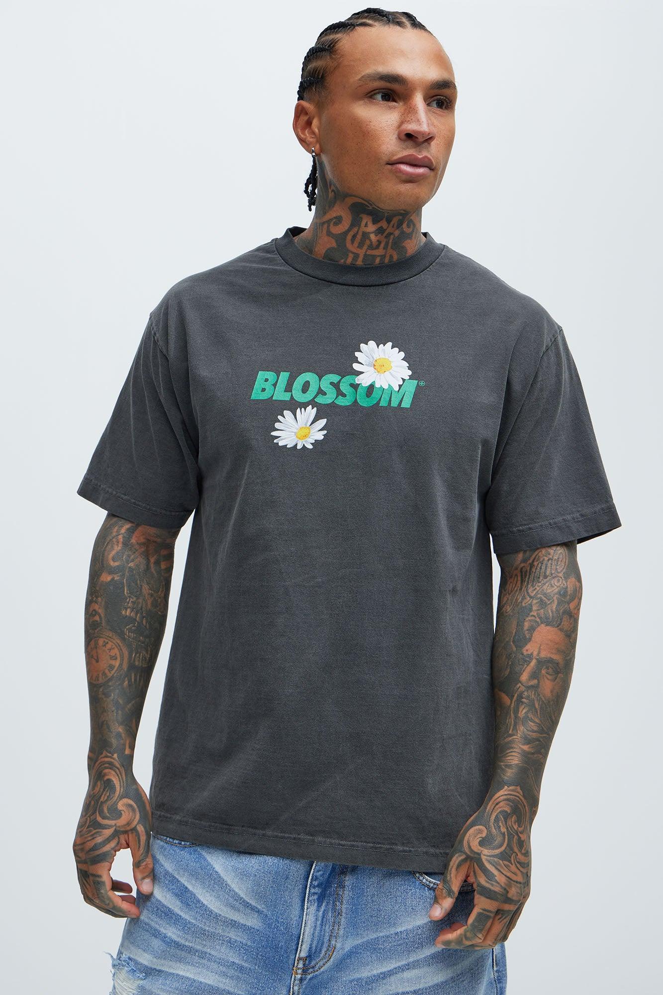 Blossom Bear Short Sleeve Tee - Black Product Image