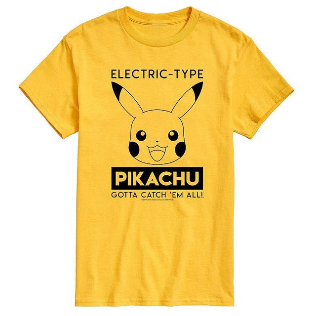 Mens Pokemon Electric Type Tee Product Image