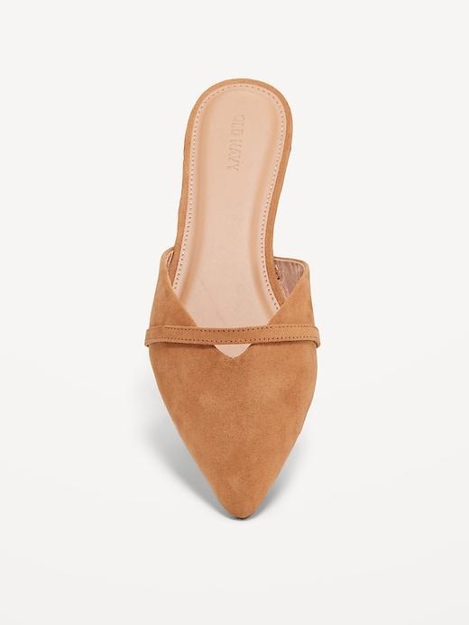 Faux Leather Mule Product Image