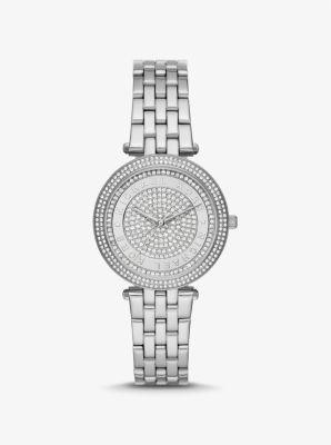 Oversized Pavé Logo -Tone Watch Product Image