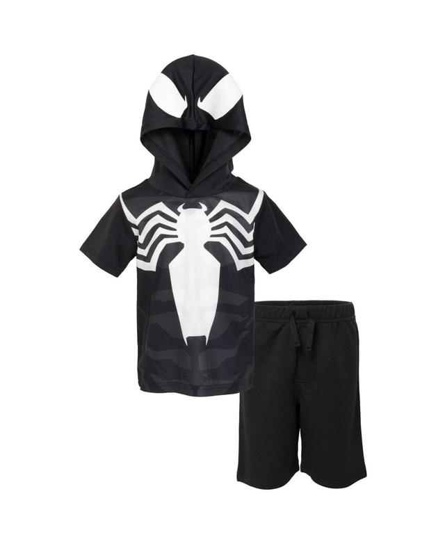 Marvel Boys Spider-Man Venom Athletic T-Shirt Mesh Shorts Outfit Set Product Image