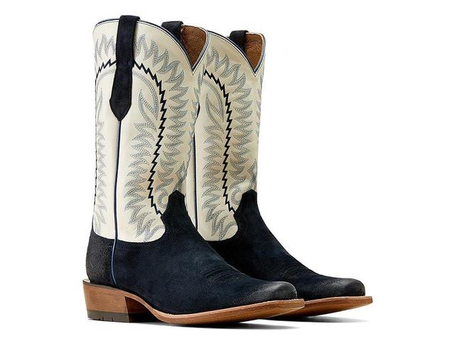 Ariat Futurity Time Western Boots (Polo Blue Roughout) Men's Shoes Product Image