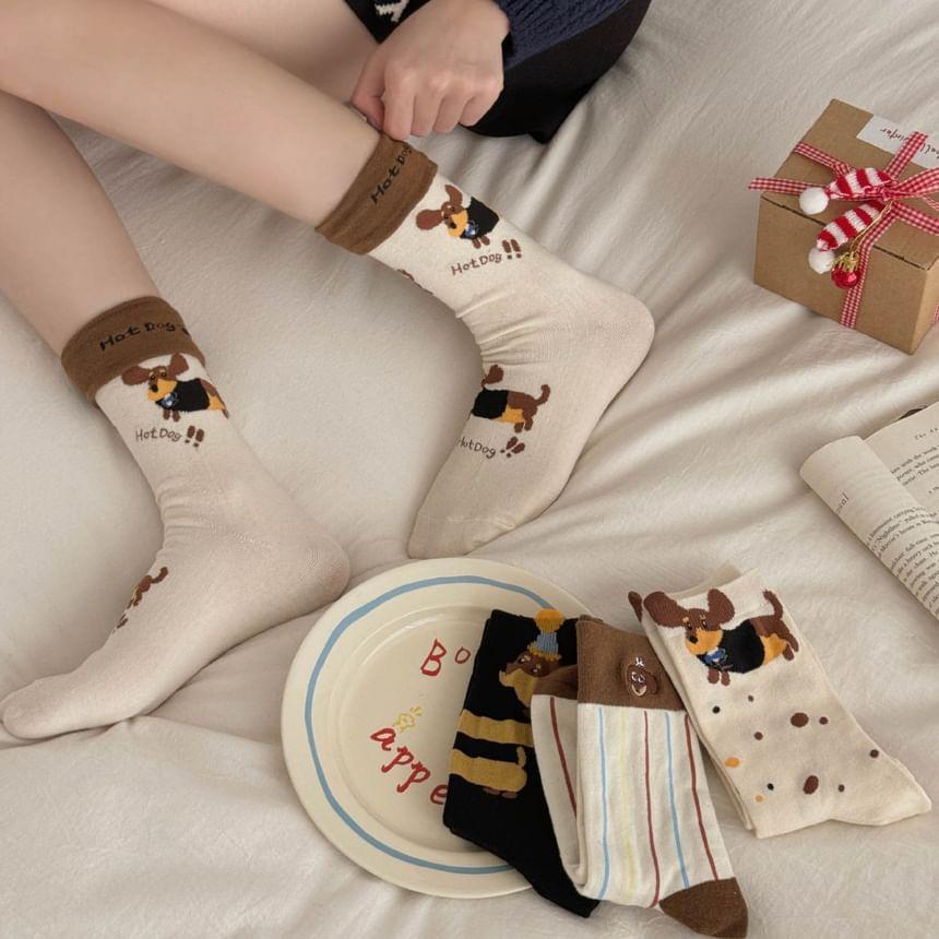 Cartoon Patterned Short Socks Product Image