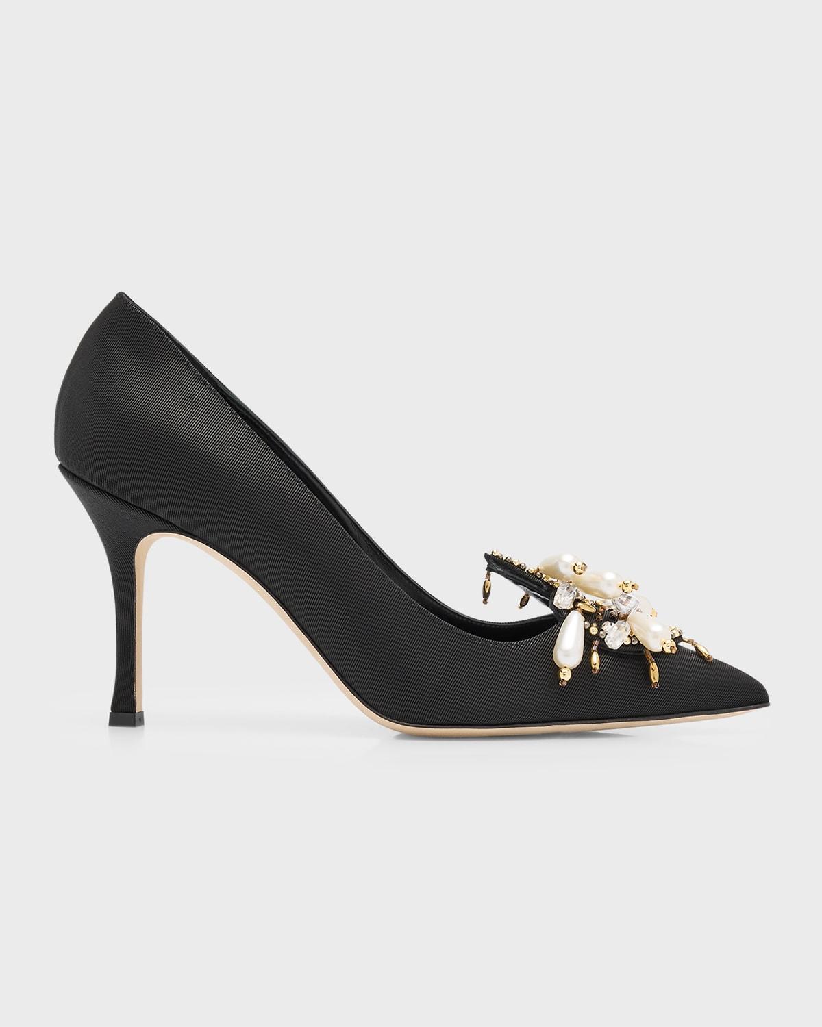 Orientalia Pearly Charm Stiletto Pumps Product Image