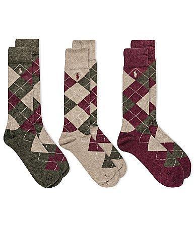 Polo Ralph Lauren Assorted Argyle Dress Socks 3 Product Image