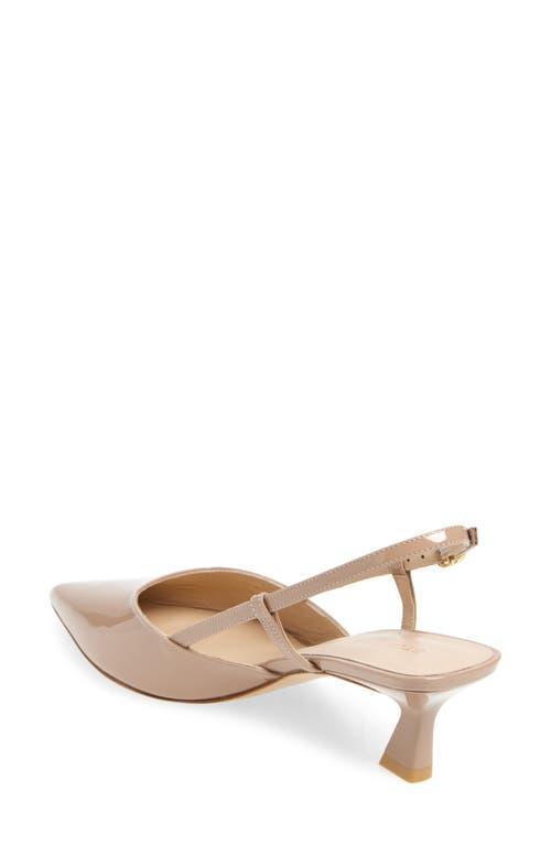 STUART WEITZMAN Leather Vinnie Slingback Pumps 50 In Neutrals Product Image