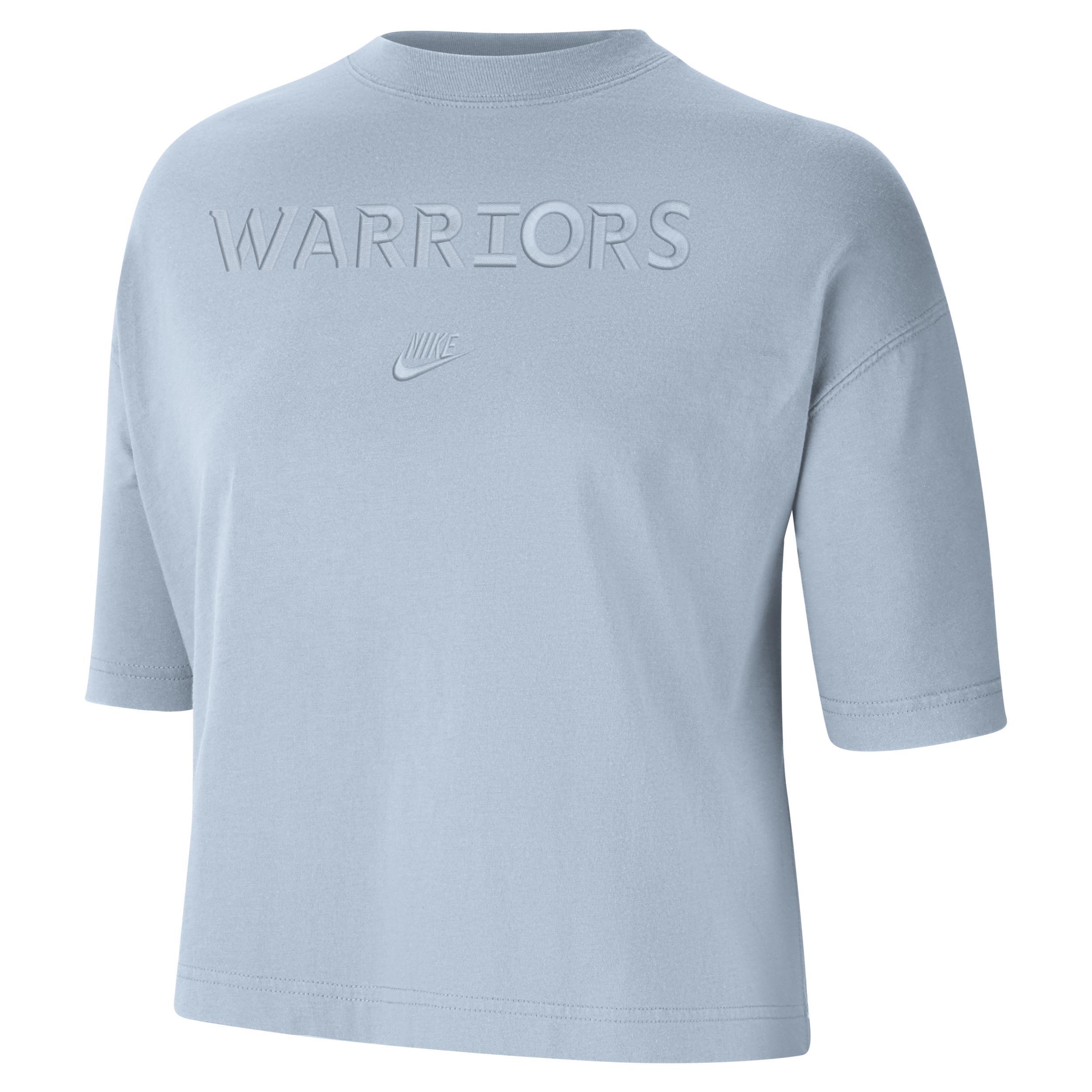 Golden State Warriors Courtside Essential Women's Nike NBA Boxy T-Shirt Product Image