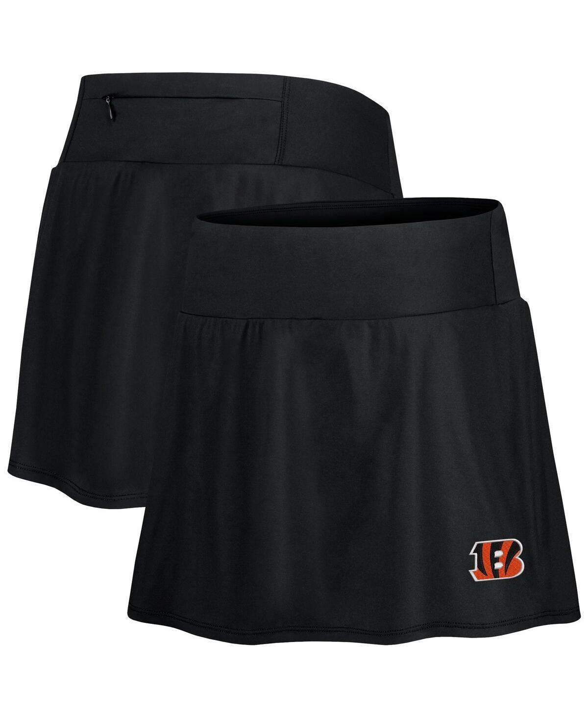 Tommy Bahama Womens Black Cincinnati Bengals Pearl Pull-On Swim Skort Product Image