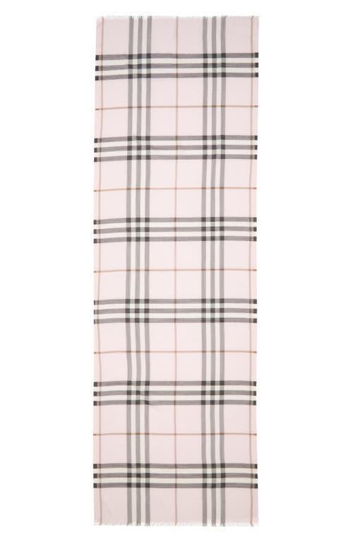 burberry Giant Check Wool & Silk Scarf Product Image