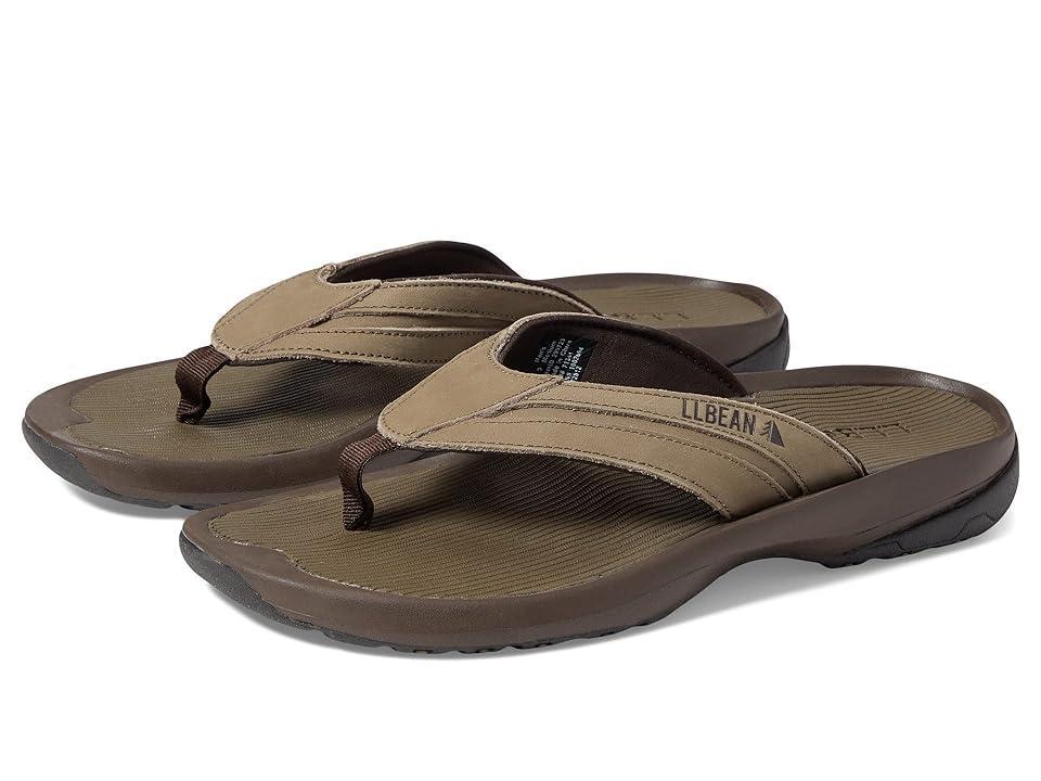 L.L.Bean Swift River Flip-Flop Sandal (Gunsmoke) Men's Shoes Product Image