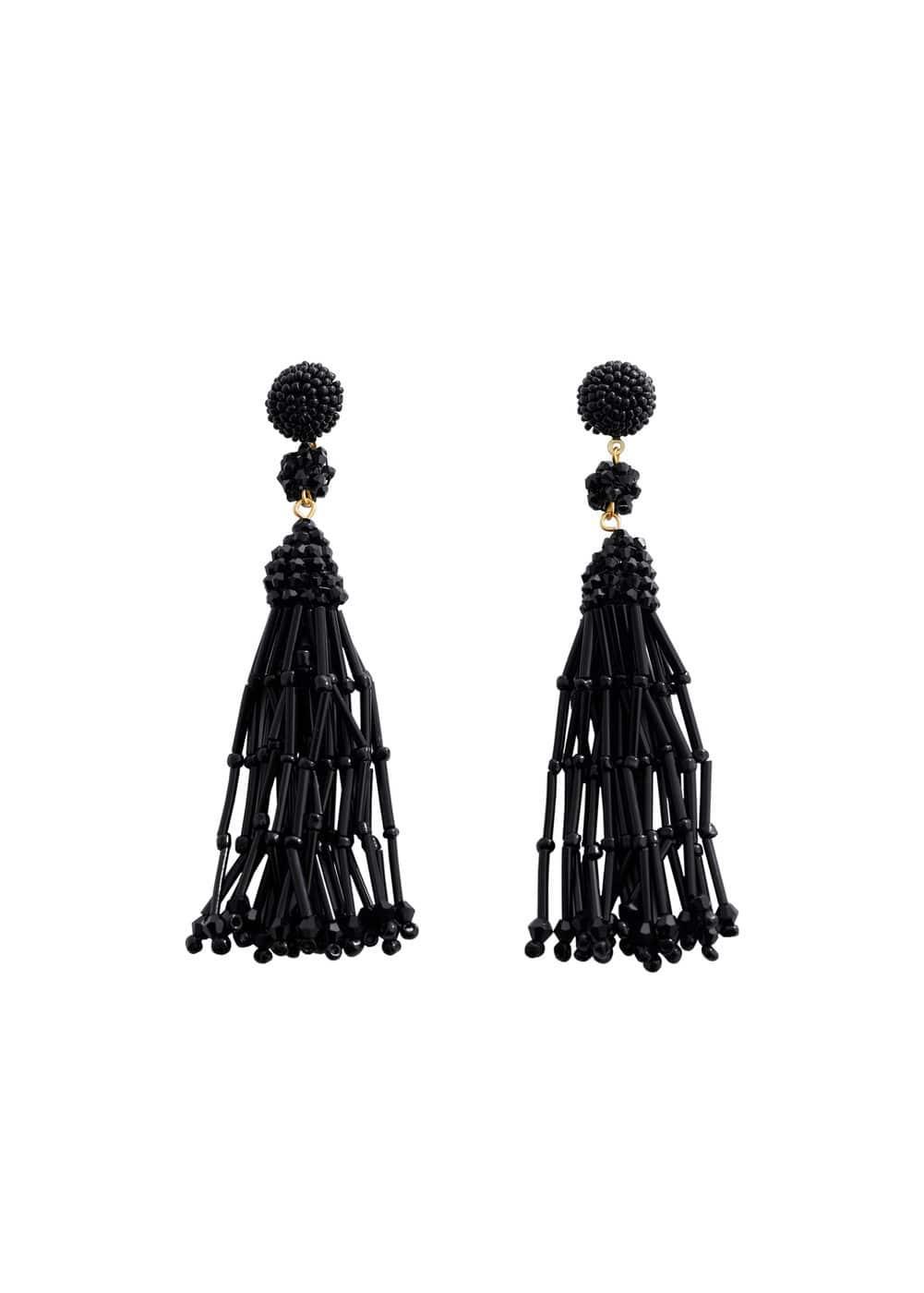 MANGO - Long crystal earrings - One size - Women Product Image