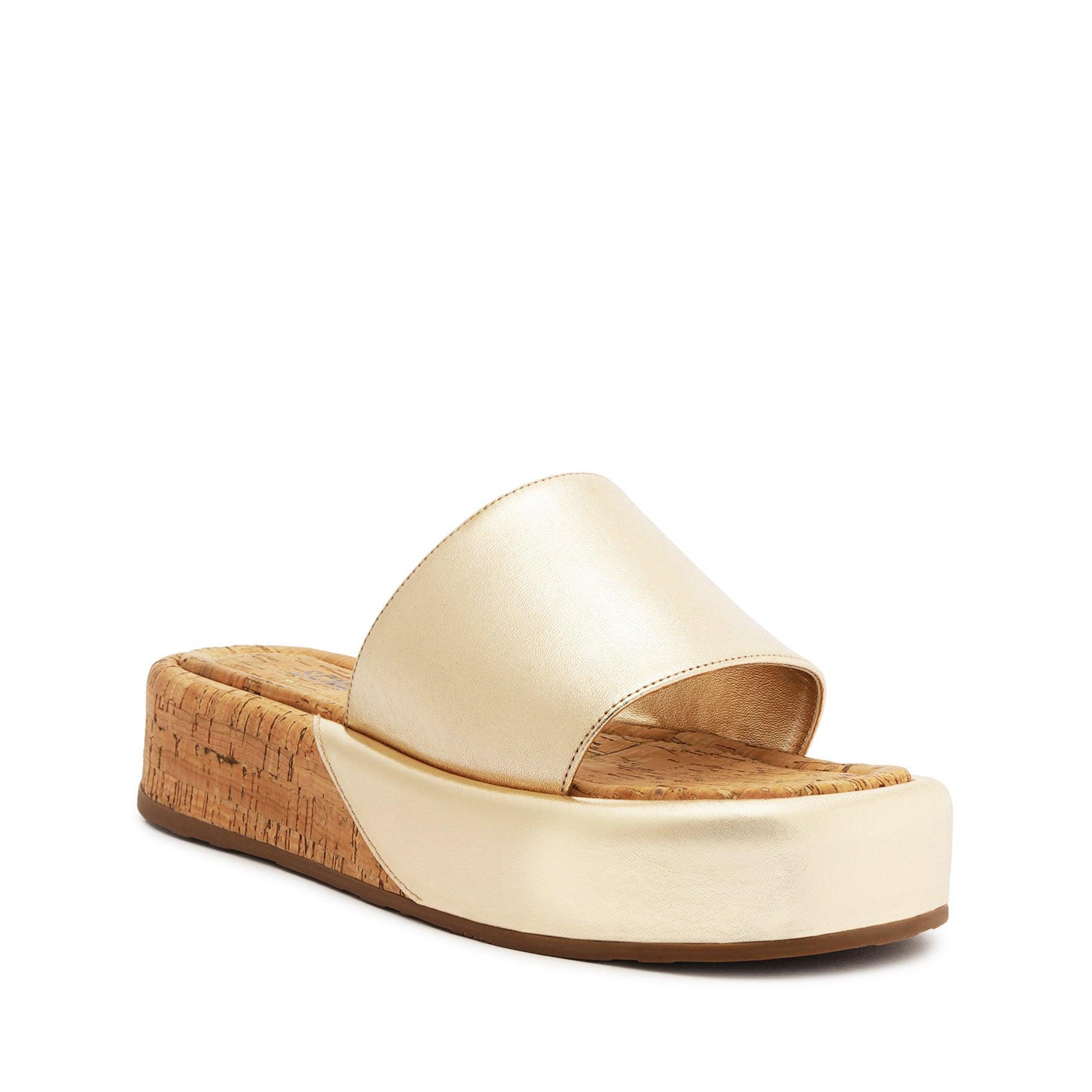 Yara Metallic Leather Sandal Female Product Image