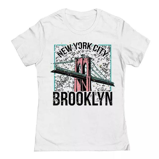 Juniors Brooklyn New York Womens Graphic Tee, Girls Product Image