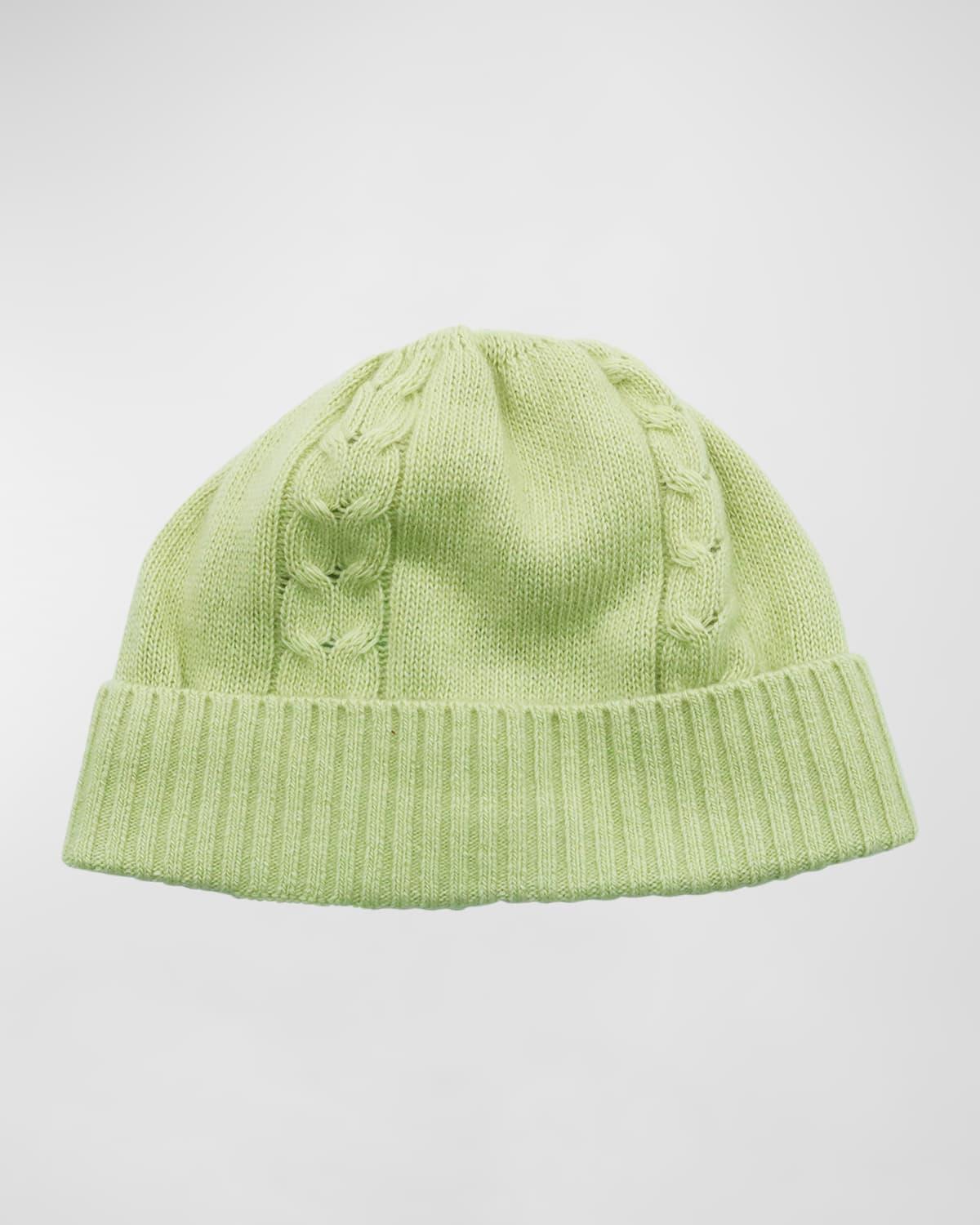 Mens Cable-Knit Beanie Hat Product Image