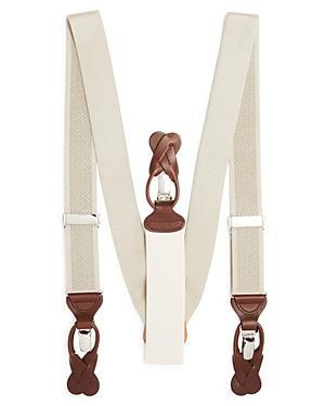 Trafalgar Mens Classic Solid Color 38mm Convertible Suspenders Product Image