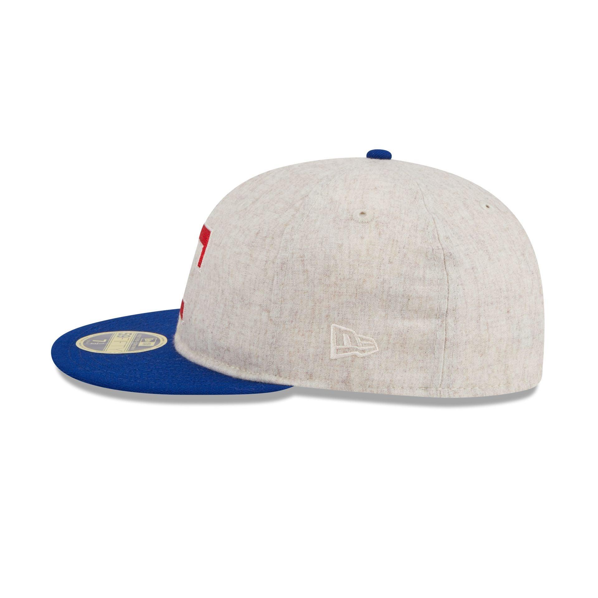 Texas Rangers Melton Wool Retro Crown 59FIFTY Fitted Hat Male Product Image