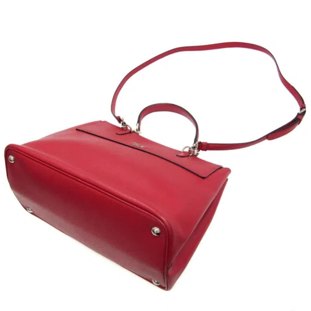 Saffiano Red Leather Tote Bag () Product Image