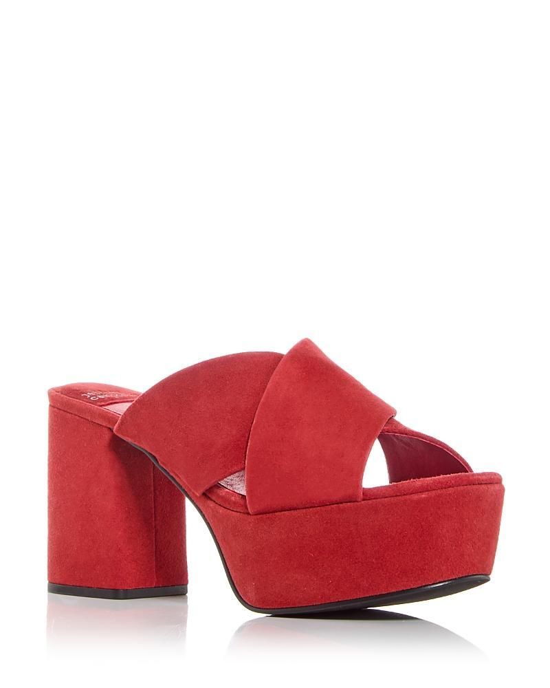 Jeffrey Campbell Womens Coerce High Block Heel Platform Slide Sandals Product Image