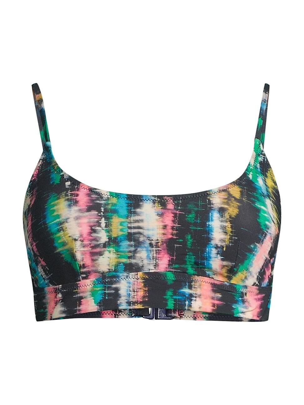 Womens Erika Printed Bikini Top Product Image