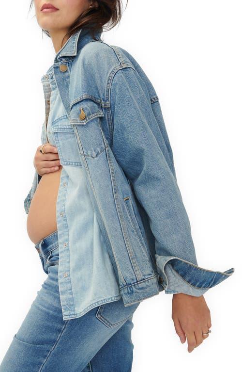 Womens The Classic Maternity Jean Jacket Product Image