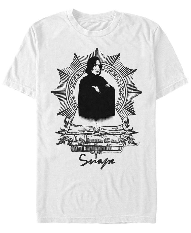 Mens Harry Potter Snape Book Stack Graphic Tee Product Image