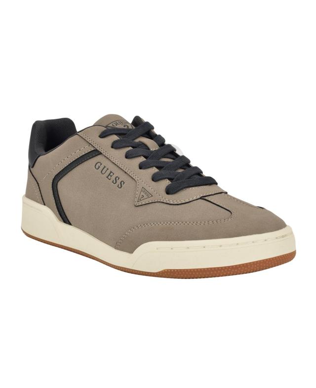 Guess Mens Frollo T-Toe Lace Up Fashion Sneakers - Dark Grey Product Image