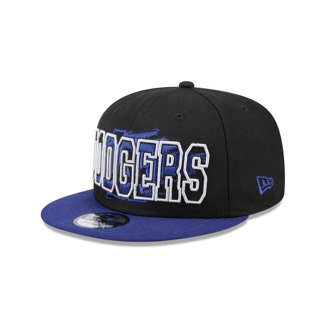 Los Angeles Dodgers Splatter 9FIFTY Snapback Hat Male Product Image