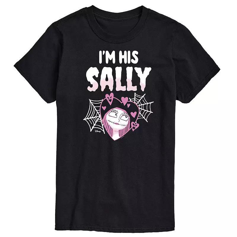 Disneys Nightmare Before Christmas Mens Im His Sally Graphic Tee Red Product Image