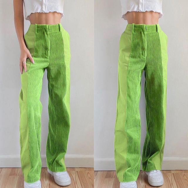 Corduroy Wide Leg Pants Product Image