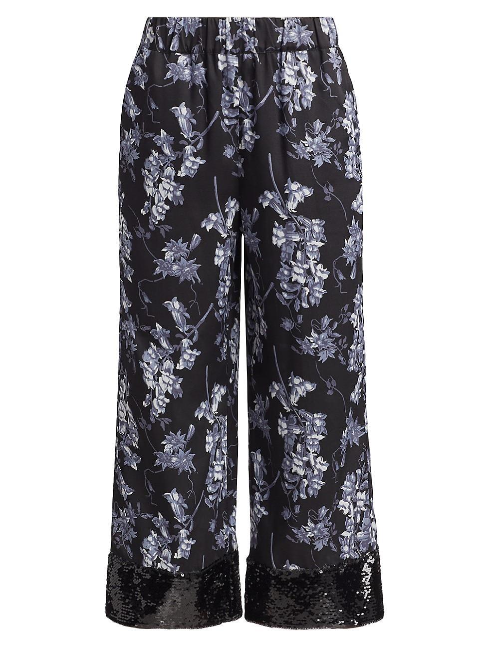 Womens Coastal Floral Phoebe Pants Product Image