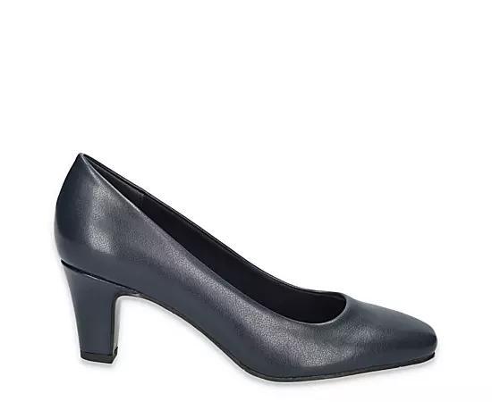 Easy Street Poet Womens Square Toe Pumps Blue Product Image