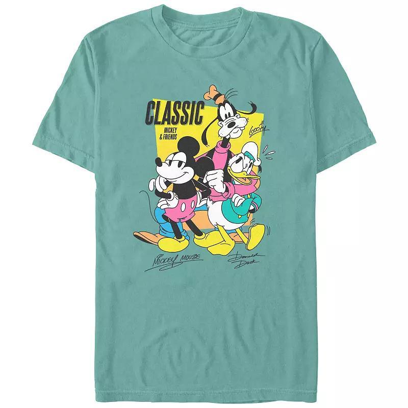 Mens Comfort Colors Disneys Mickey Mouse And Friends Signatures Graphic Tee Product Image