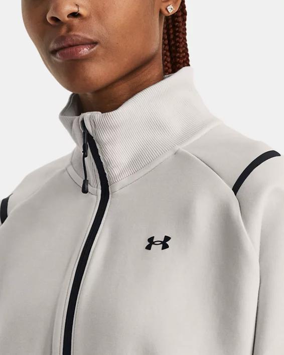 Women's UA Unstoppable Fleece Full-Zip Product Image