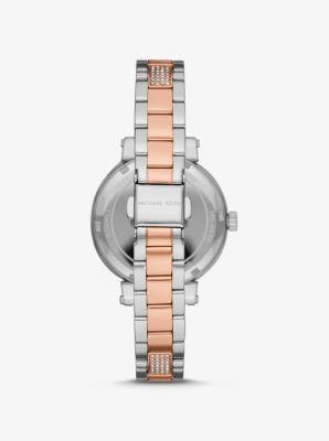 Oversized Pavé Logo -Tone Watch Product Image