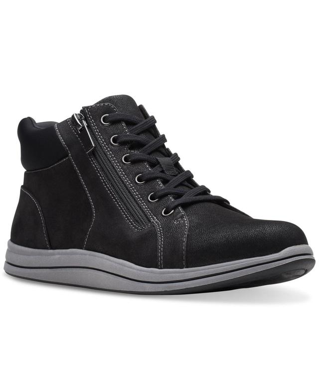 Clarks Womens Breeze Glide Lace-Up Zip Sneakers Product Image