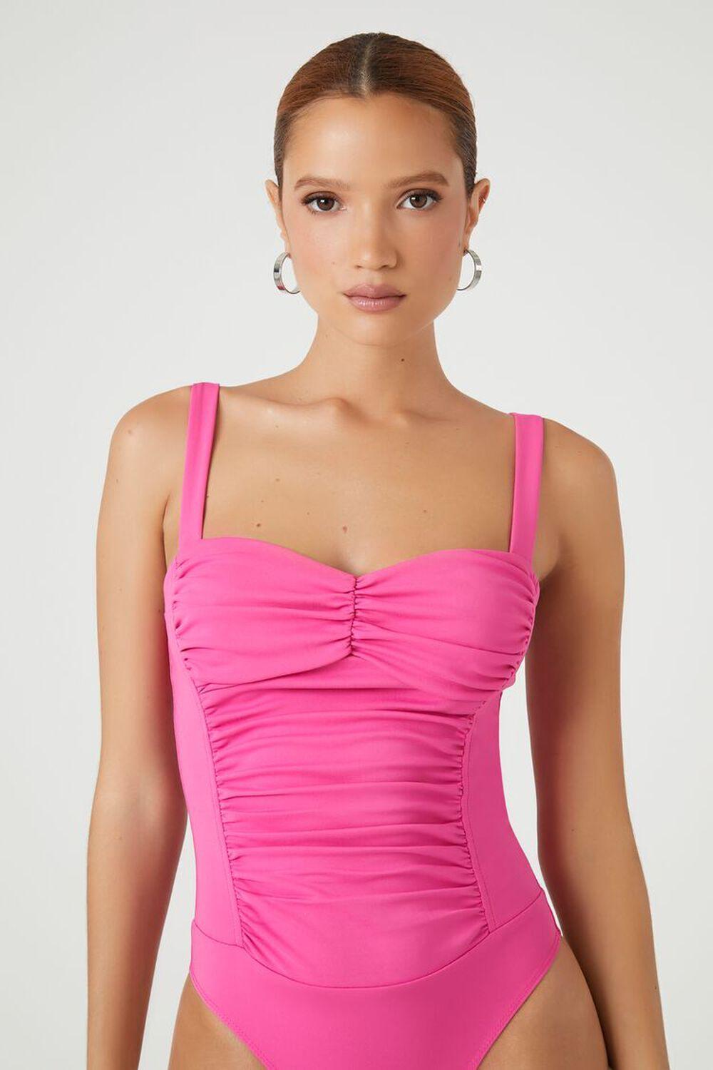 Ruched Sweetheart Bodysuit | Forever 21 Product Image