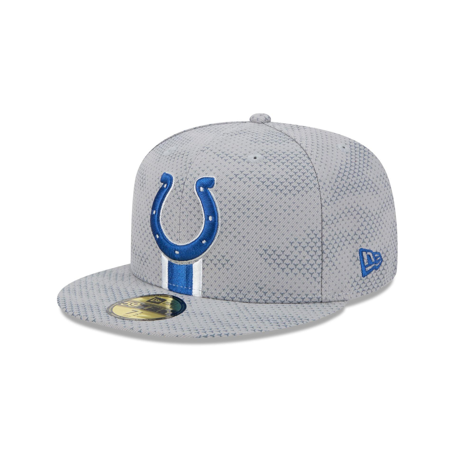 Indianapolis Colts 2024 Sideline Gray 59FIFTY Fitted Hat Male Product Image