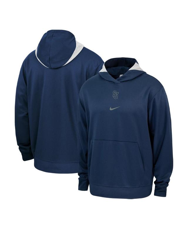 Mens Nike Navy St. Johns Red Storm Basketball Spotlight Performance Pullover Hoodie Product Image