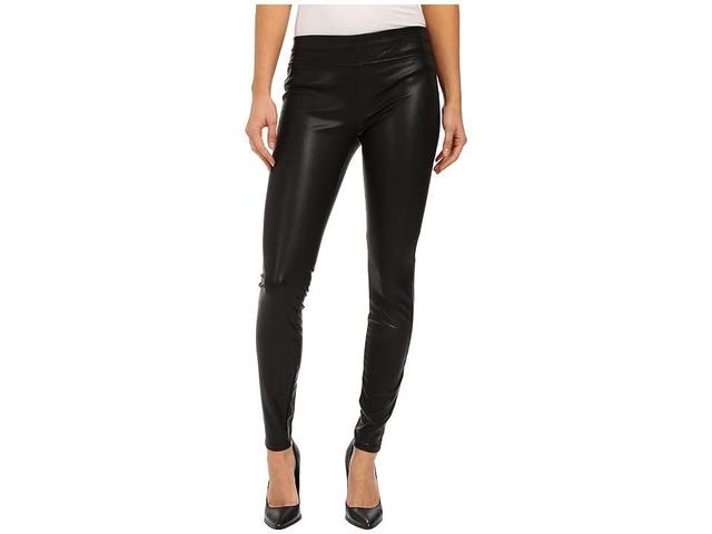 Blank NYC Faux Leather Pull On Skinny (Black) Women's Casual Pants Product Image