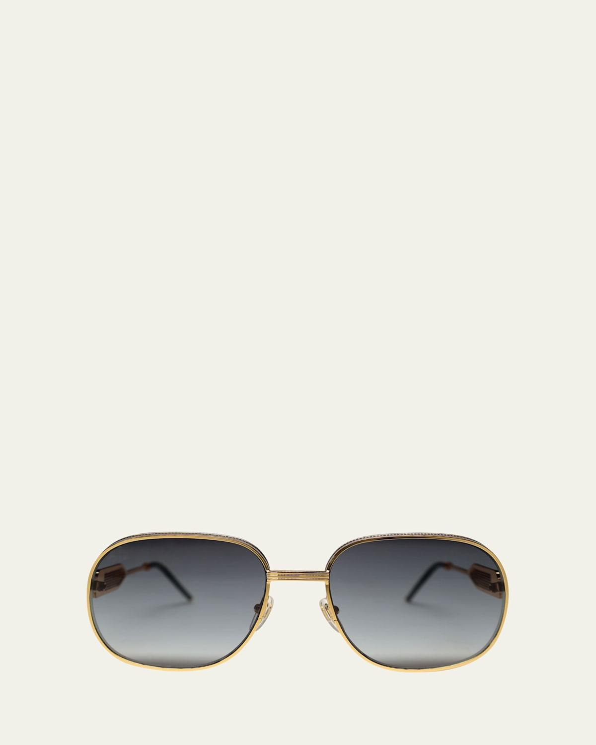 Mens Monogram Metal Square Sunglasses Product Image