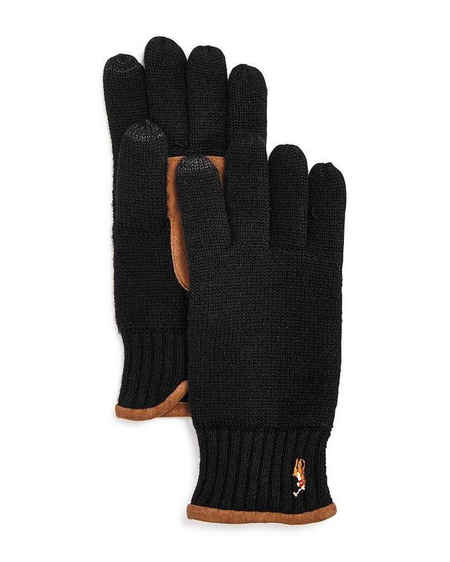 POLO RALPH LAUREN Classic Lux Merino Touch Gloves In Polo Black Product Image