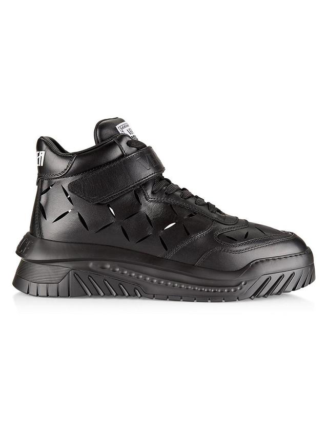 Versace Slashed Odissea High Top Sneaker Product Image