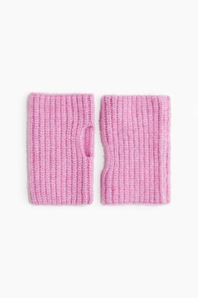 Rib-Knit Wrist Warmers Product Image