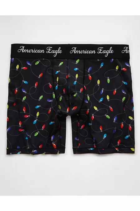 AEO Mens Christmas Lights 6 Flex Boxer Brief Men's Product Image