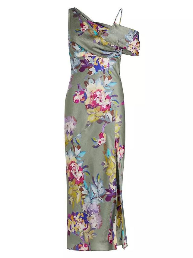 Finley Floral Asymmetric Maxi Dress Product Image